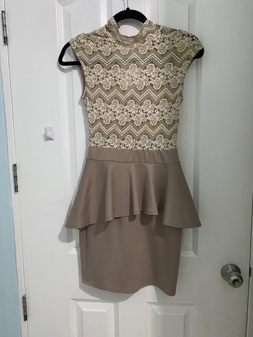 Bebe peplum dress sales