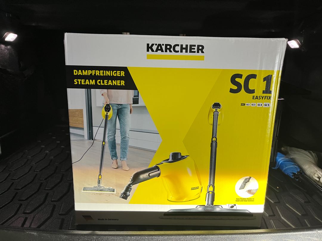 BNIB Karcher Steam cleaner SC 1 EasyFix carpet floor steam mop, TV