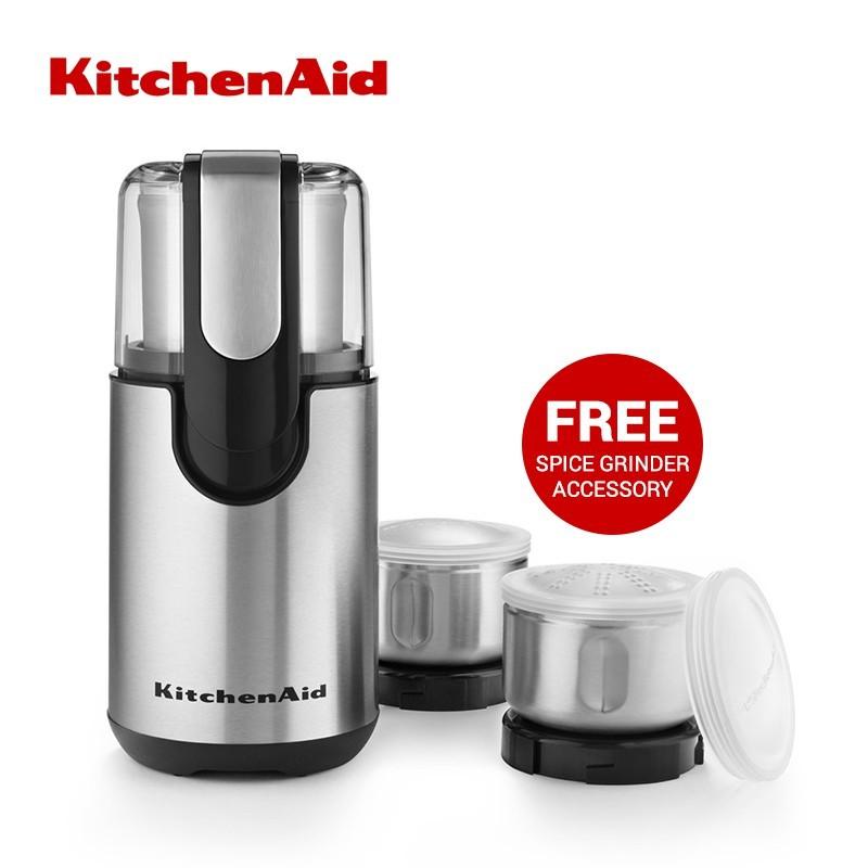 BNIB KitchenAid Coffee and Spice Grinder Onyx Black 5KCG111GOB+ SPICE