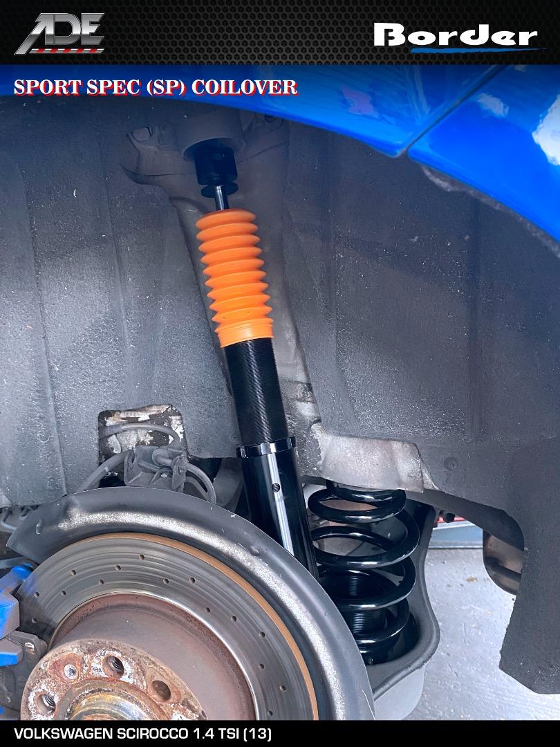 BORDER SPORT SPEC (SP) COILOVER ON VOLKSWAGEN SCIROCCO 1.4 TSI (13 ...