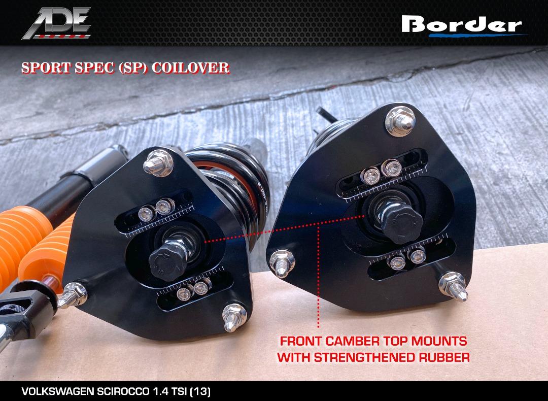 BORDER SPORT SPEC (SP) COILOVER ON VOLKSWAGEN SCIROCCO 1.4 TSI (13 ...