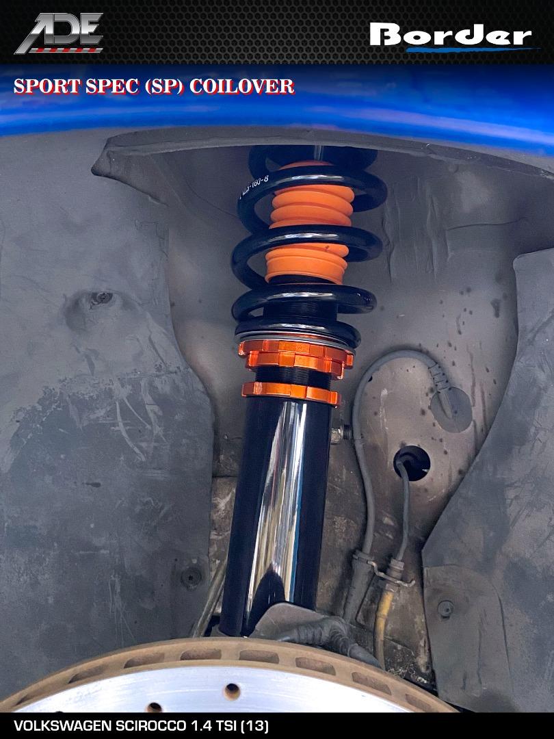 BORDER SPORT SPEC (SP) COILOVER ON VOLKSWAGEN SCIROCCO 1.4 TSI (13 ...