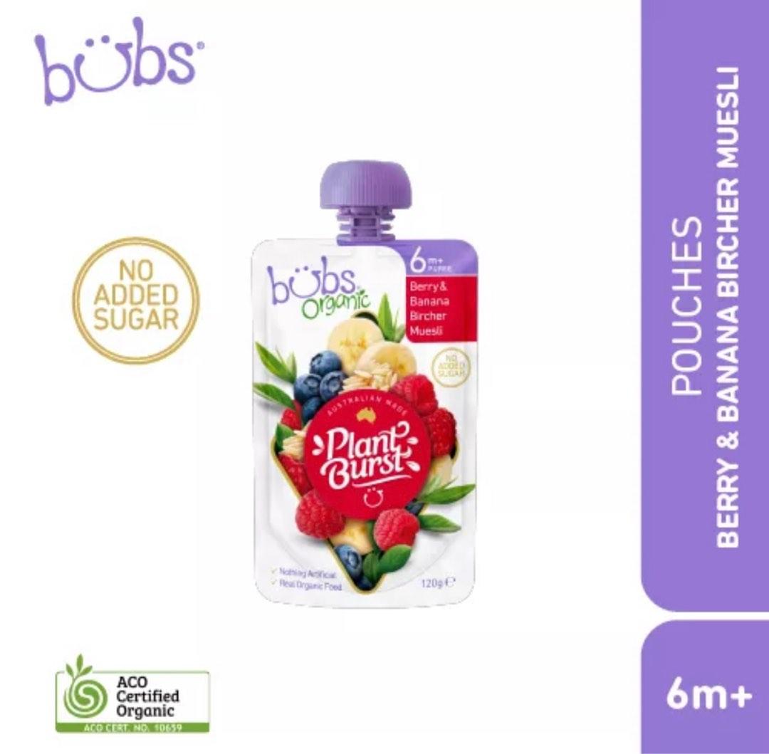 Bubs organic pouches top