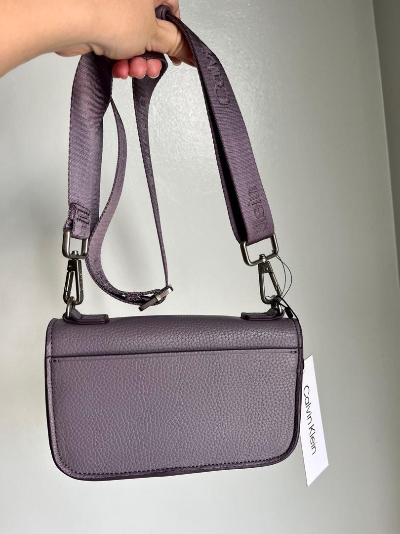 Purple calvin klein bag clearance