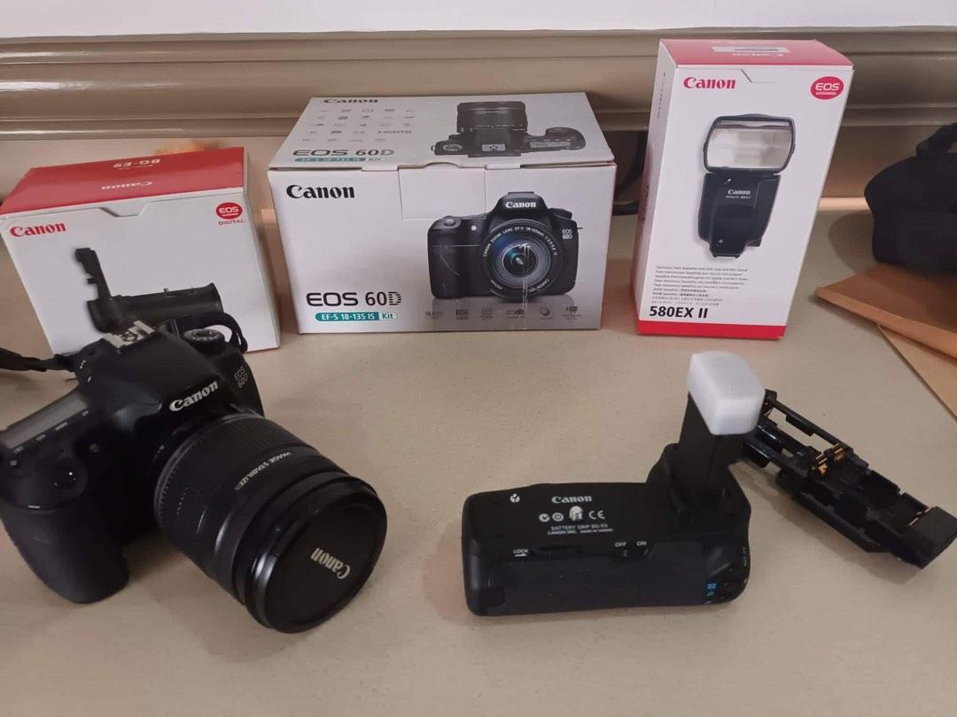 CANON EOS 60D BUNDLE (Category: Cameras) located in Cebu City. Submitted by delonsonlineshop (Listing ID 1184904516, Image 3). Description: Preloved. Well taken care of. Like New. Reason for Selling: Upgrade Everything in the photo is included. Location: Cebu City MOP: Gcash, Online Bank Transfer, Cash.
