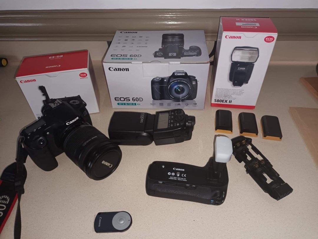 CANON EOS 60D BUNDLE (Category: Cameras) located in Cebu City. Submitted by delonsonlineshop (Listing ID 1184904516, Image 2). Description: Preloved. Well taken care of. Like New. Reason for Selling: Upgrade Everything in the photo is included. Location: Cebu City MOP: Gcash, Online Bank Transfer, Cash.