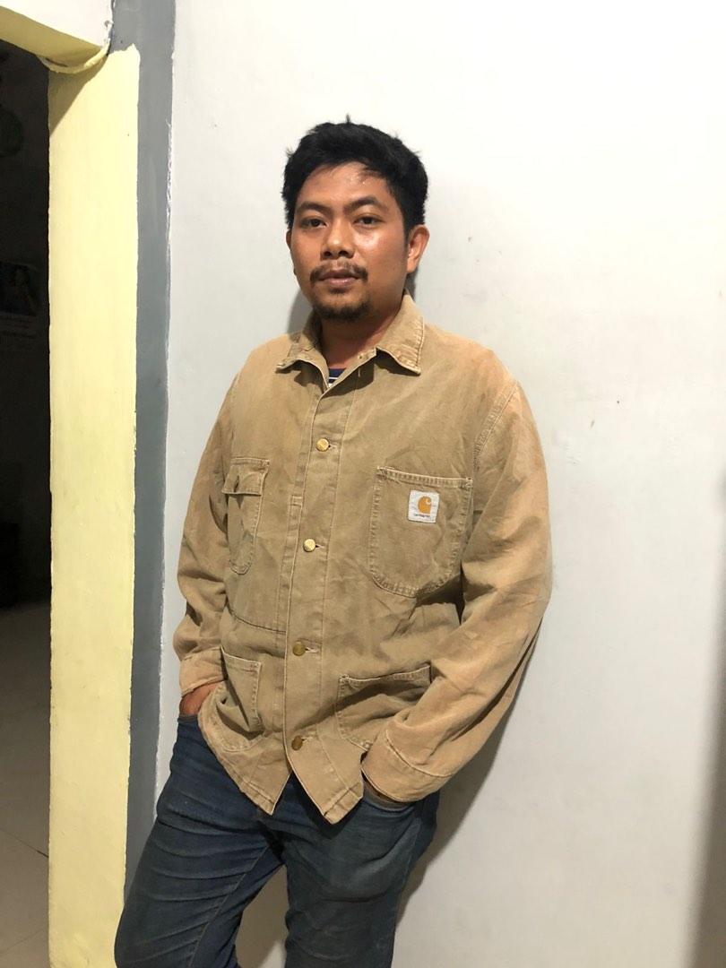 CARHARTT VINTAGE CHORE JACKET, Fesyen Pria, Pakaian , Baju Luaran di  Carousell