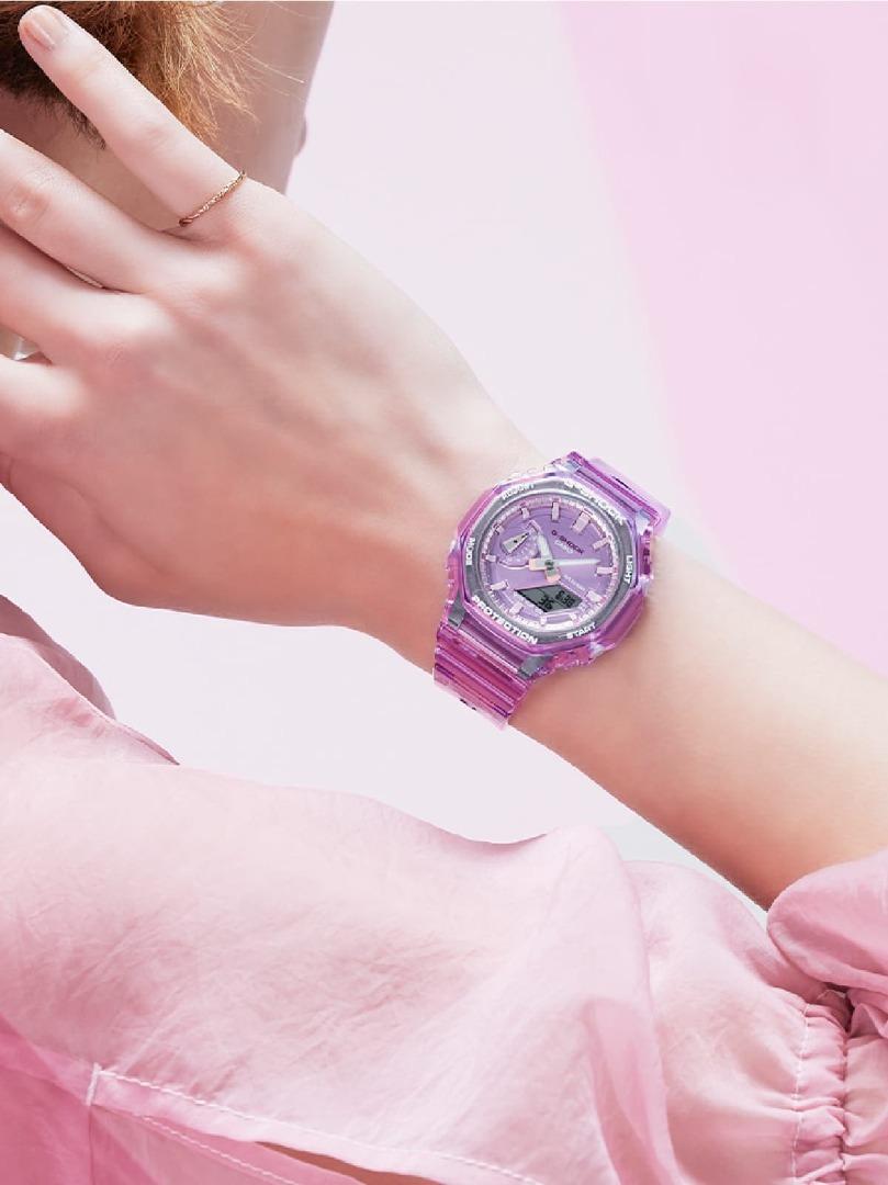 Purple g shock watch womens top