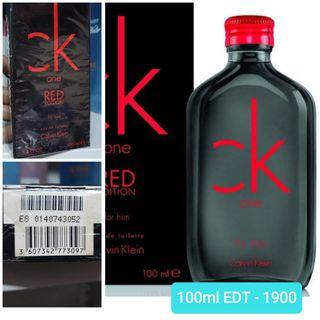 CK One Red Edition for Him Calvin Klein for men 100ml