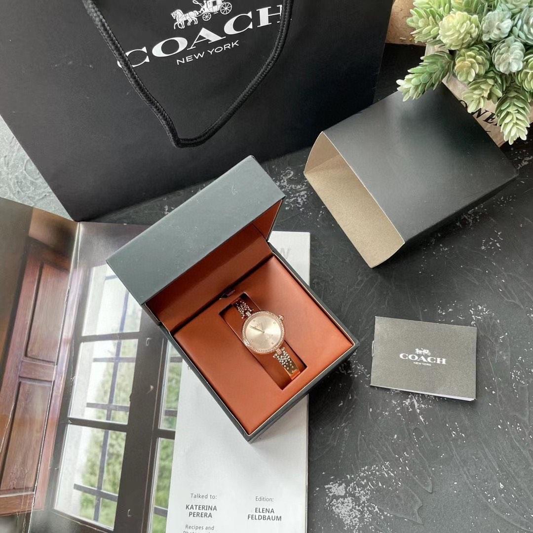 COACH PARK series 2021 new elegant waterfall star bracelet watch women s watch