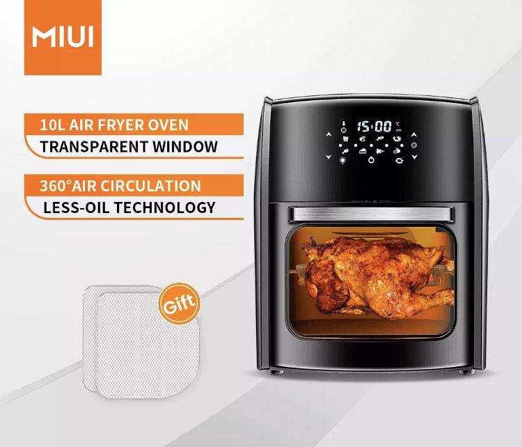 Air Fryer, 1800W Electric Rotisserie Oven, 10L Air Fryer, 56% OFF