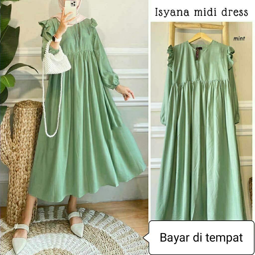 Dress best sale midi cantik