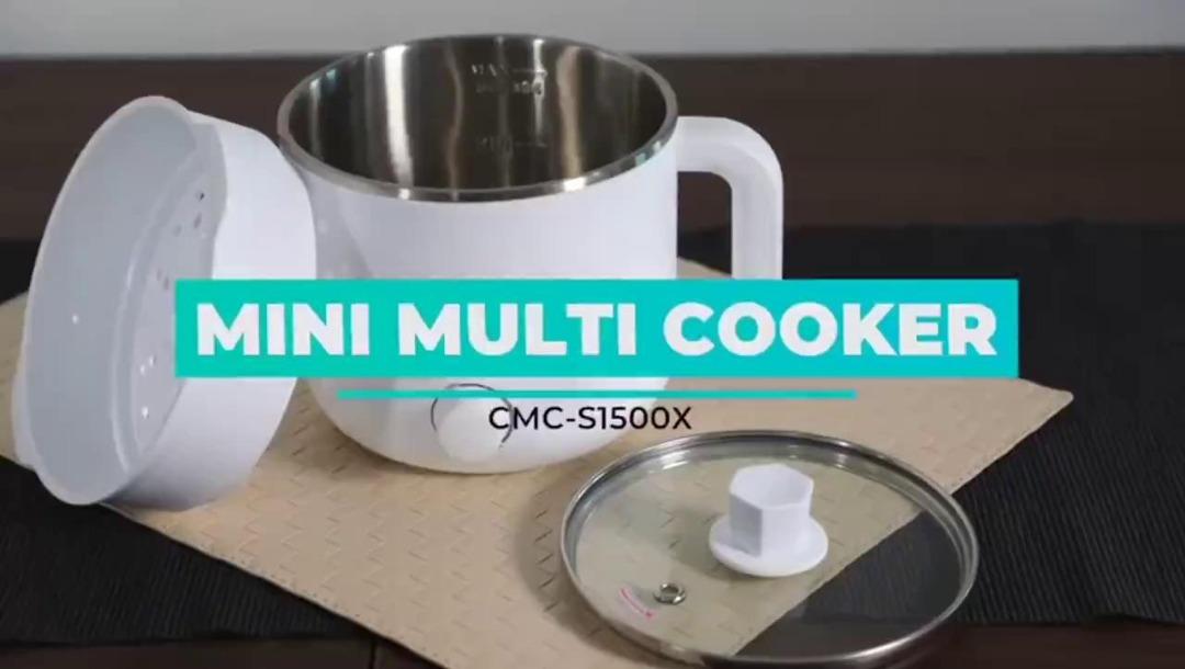 Cornell 1.5L Mini Multi Cooker with Steam Tray Personal Steamboat
