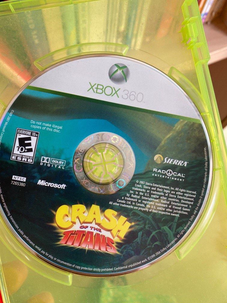 Crash of the Titans - Xbox 360, Xbox 360
