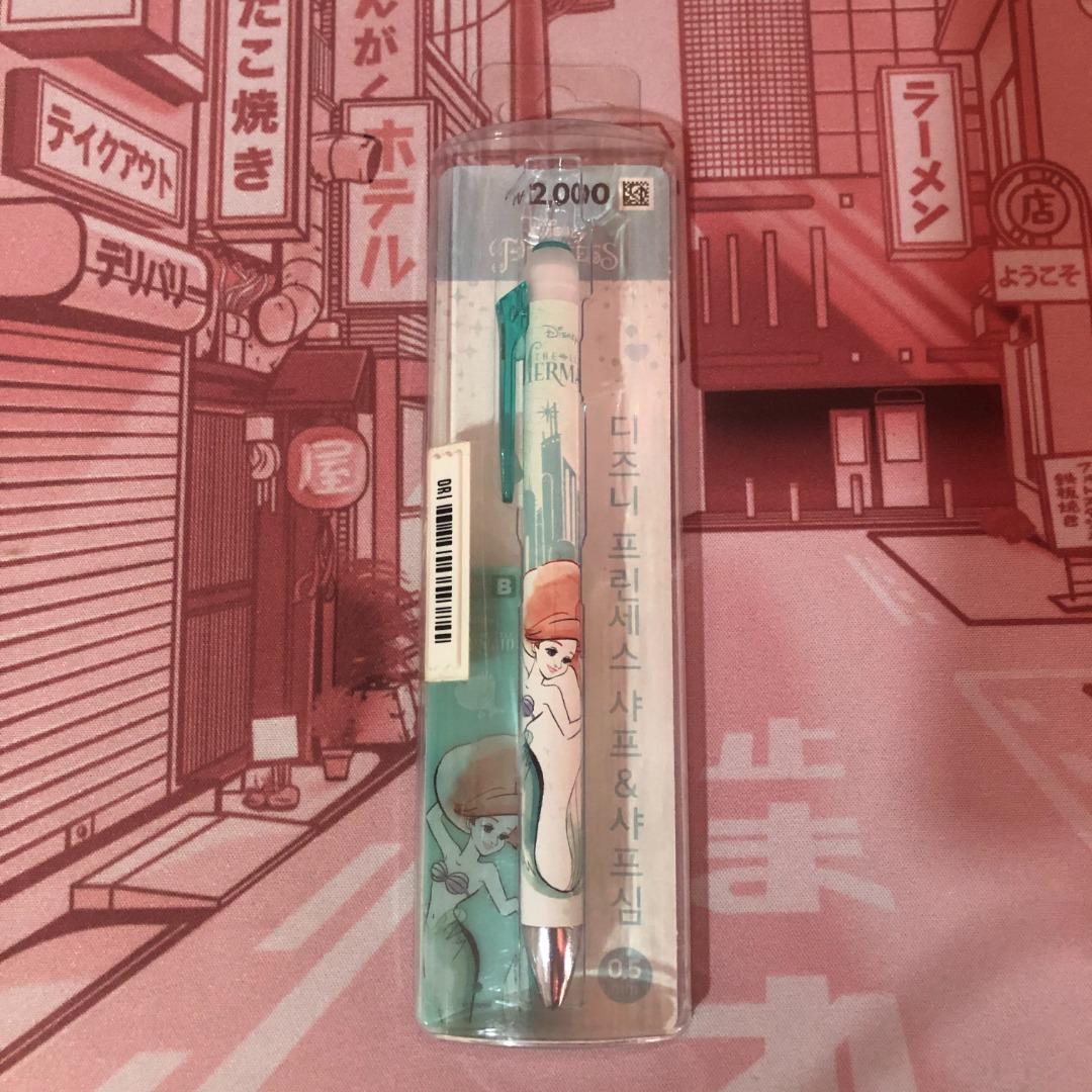 DAISO ARIEL LITTLE MERMAID MECHANICAL PENCIL, Hobbies & Toys