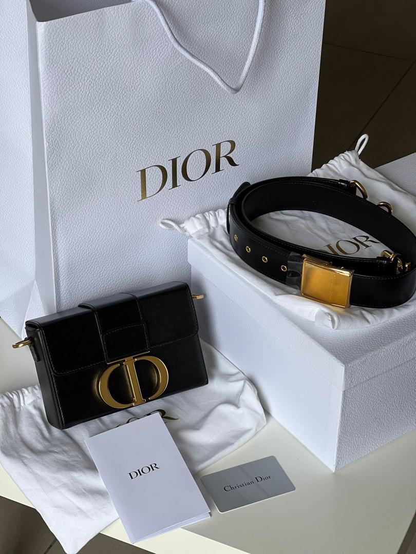 Dior 30 Montaigne box bag calfskin Luxury Bags Wallets on