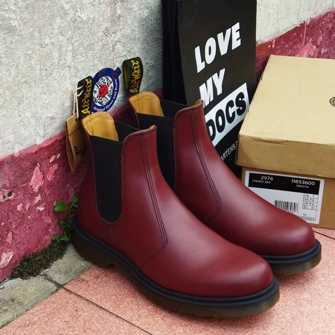 Dr.Martens 2976 CHERRY RED SMOOTH MIT