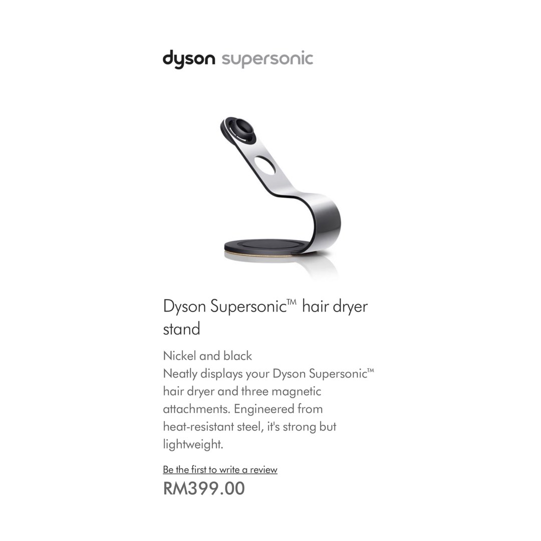 Dyson Supersonic Hair Dryer Stand, Women's Fashion, Watches