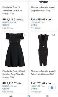 ELISABETTA FRANCHI PER CELYN B. Luxury bodycon dress