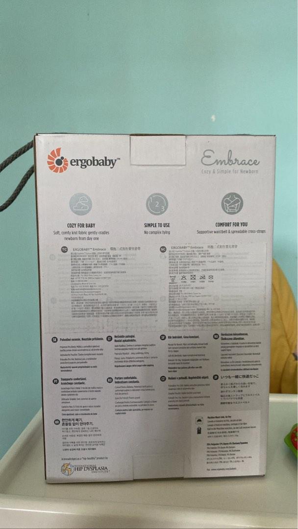 ergobaby embrace age