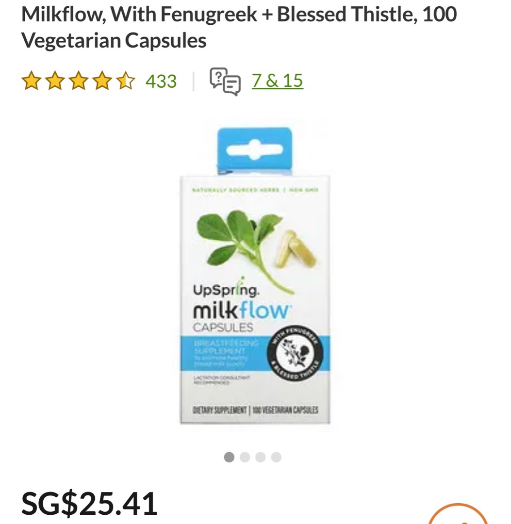 Fenugreek capsule, Babies & Kids, Nursing & Feeding, Breastfeeding