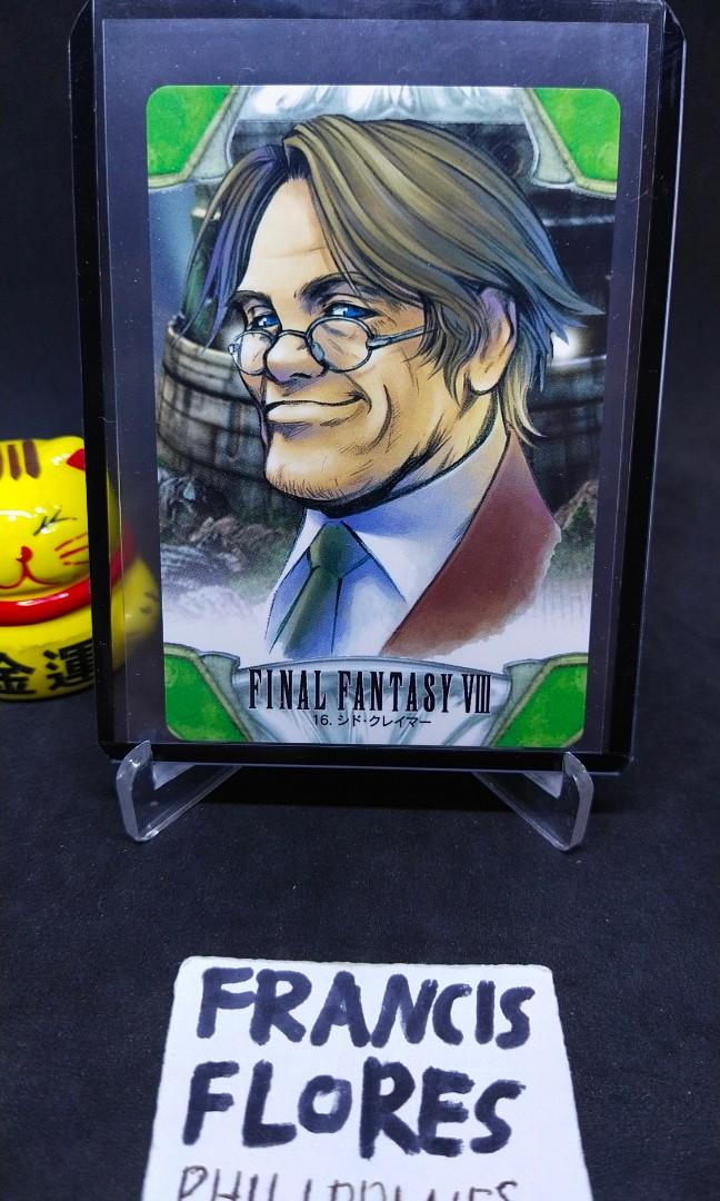 FINAL FANTASY VIII Card - CID KRAMER #16 (CARDDASS) BANDAI / YEAR 1999 ...