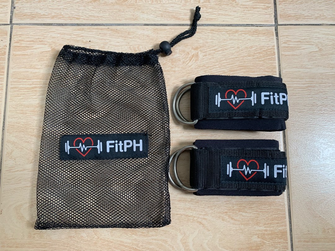 FitPH Ankle Strap Cable Machine Stainless Steel, Sports Equipment, Exercise & Fitness, Toning
