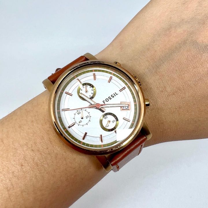 FOSSIL ES3947 Watch Unisex Preloved All Stainless Steel