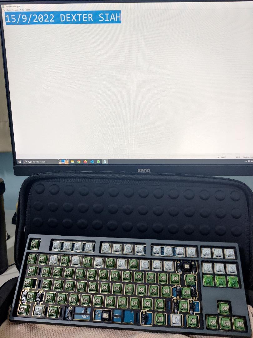 Geonworks Frog TKL Dark Green F12, Computers & Tech, Parts & Accessories, Computer Keyboard on