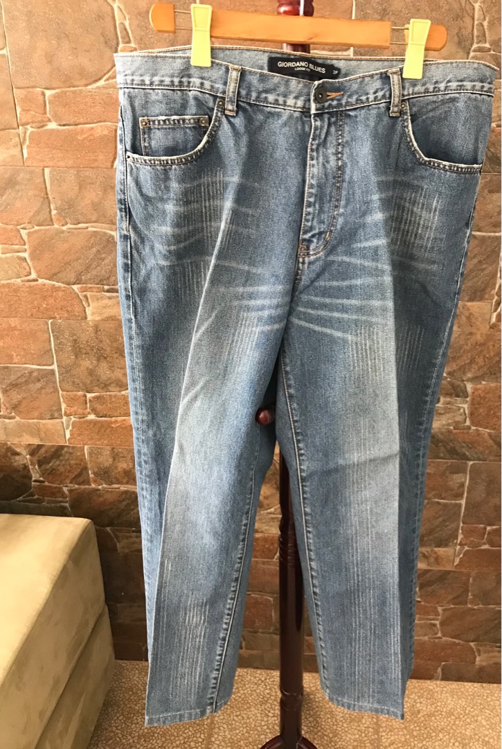 Giordano Blues Jeans Denim Pants, Men's Fashion, Bottoms, Jeans on