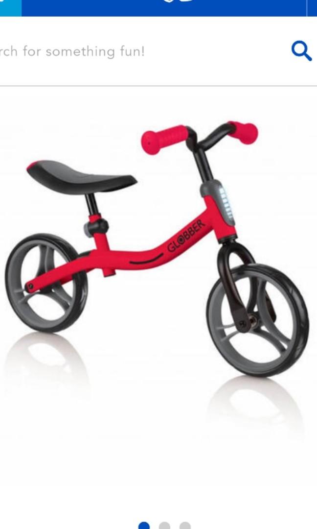 Globber Go Bike Red Balance Bike, Sports Equipment, Bicycles & Parts