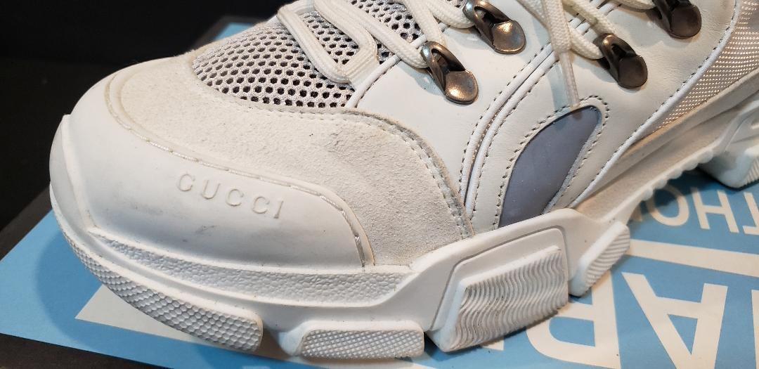 gucci flashtrek white