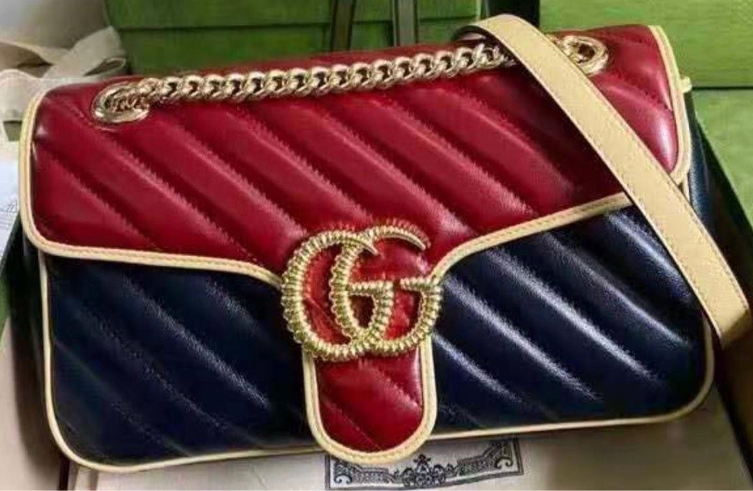 Red and blue gucci bag sale