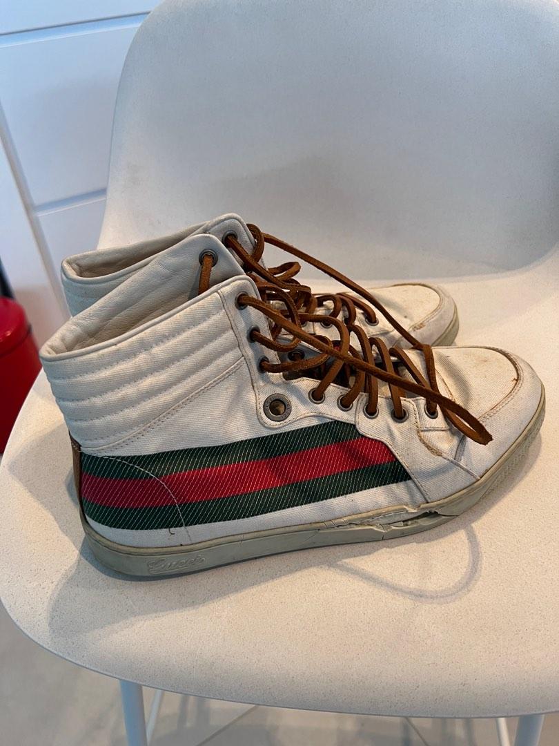 Vintage gucci store high top sneakers