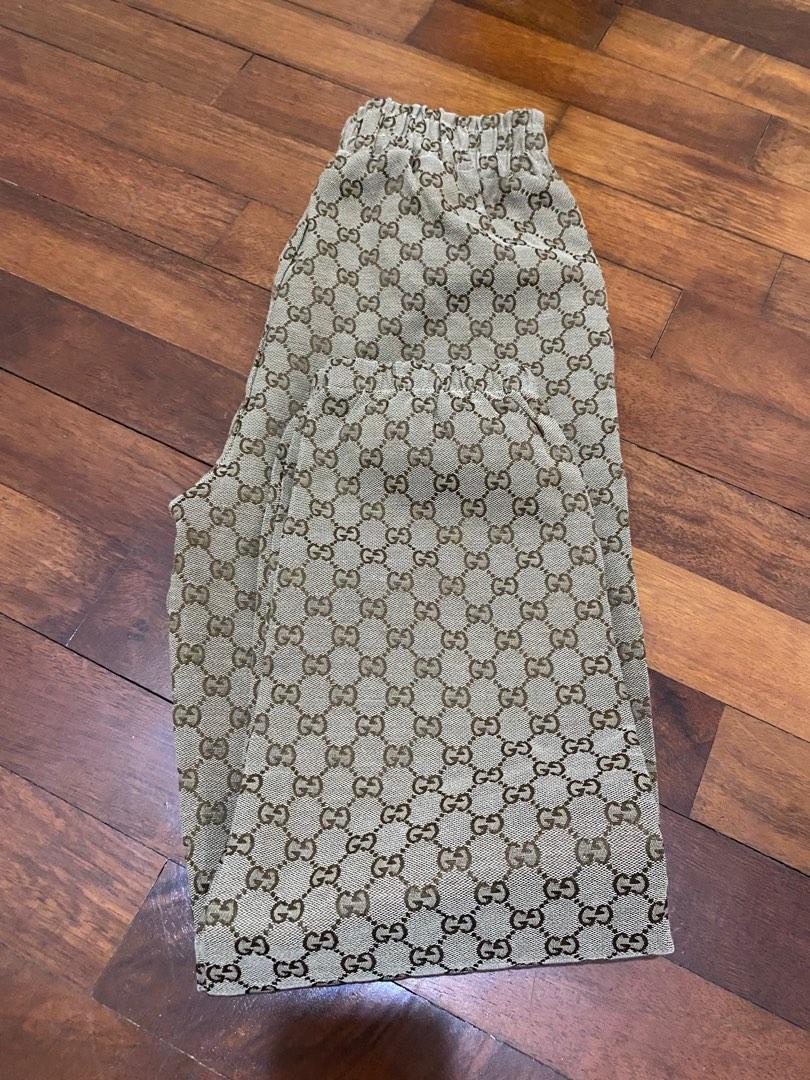 gucci monogram pants