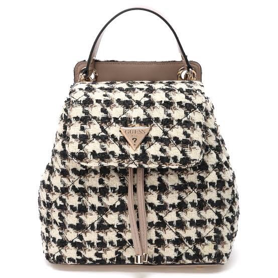 Guess Cessily Flap Backpack, Women's Fashion, Bags & Wallets, Backpacks