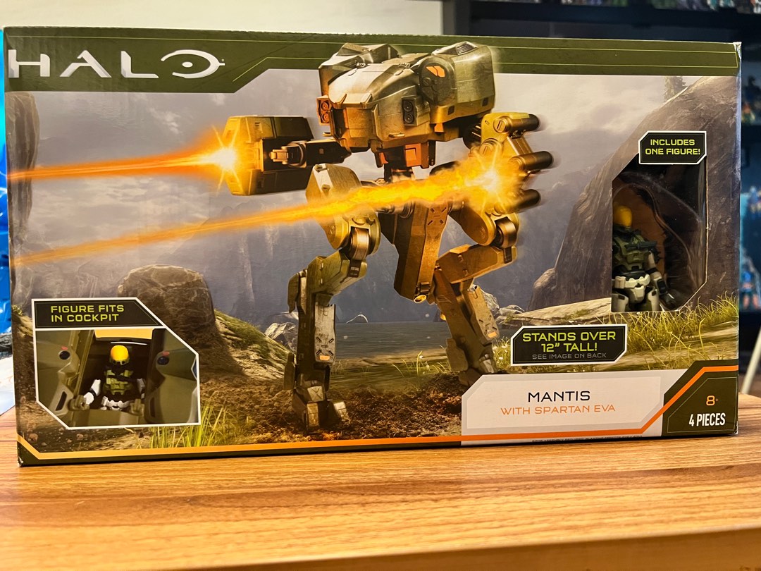 Halo Figures Halo Mantis With Spartan Eva World Of Halo Mantis