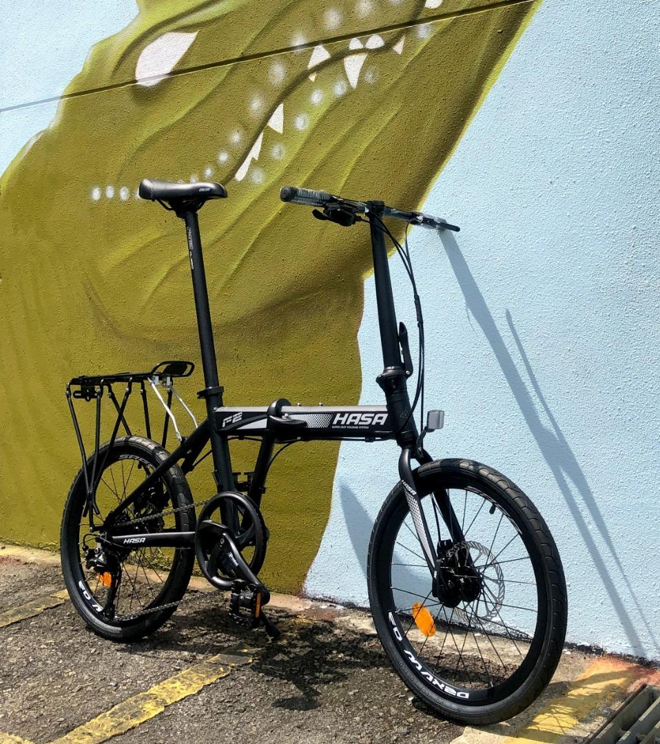 Hasa F2 S Folding Bike From Taiwan Wheelset Promo Lowest Price Match Guarantee Sports Equipment Bicycles Parts Bicycles on Carousell