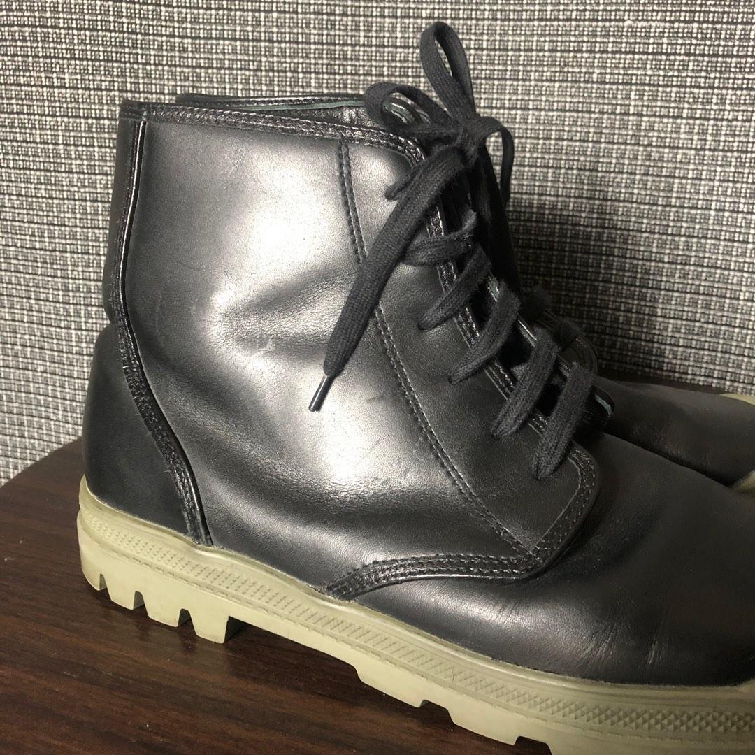 HELMUT LANG Leather Combat Shoes Luxury Sneakers Footwear on Carousell