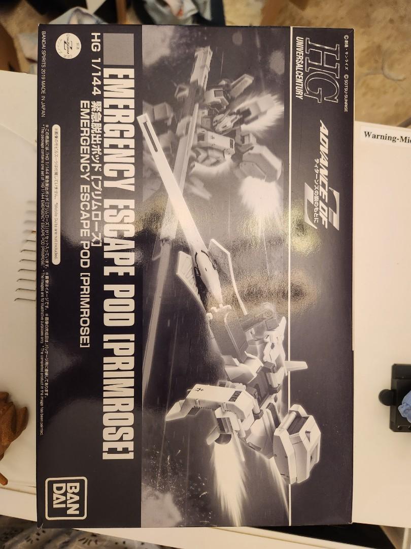 P-Bandai HGUC 1/144 Zeta Gundam Emergency Escape Pod Primrose Model Kit