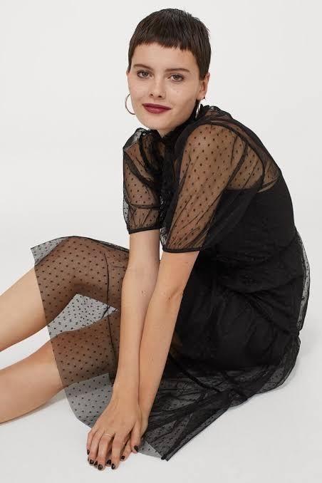 H and store m mesh dress