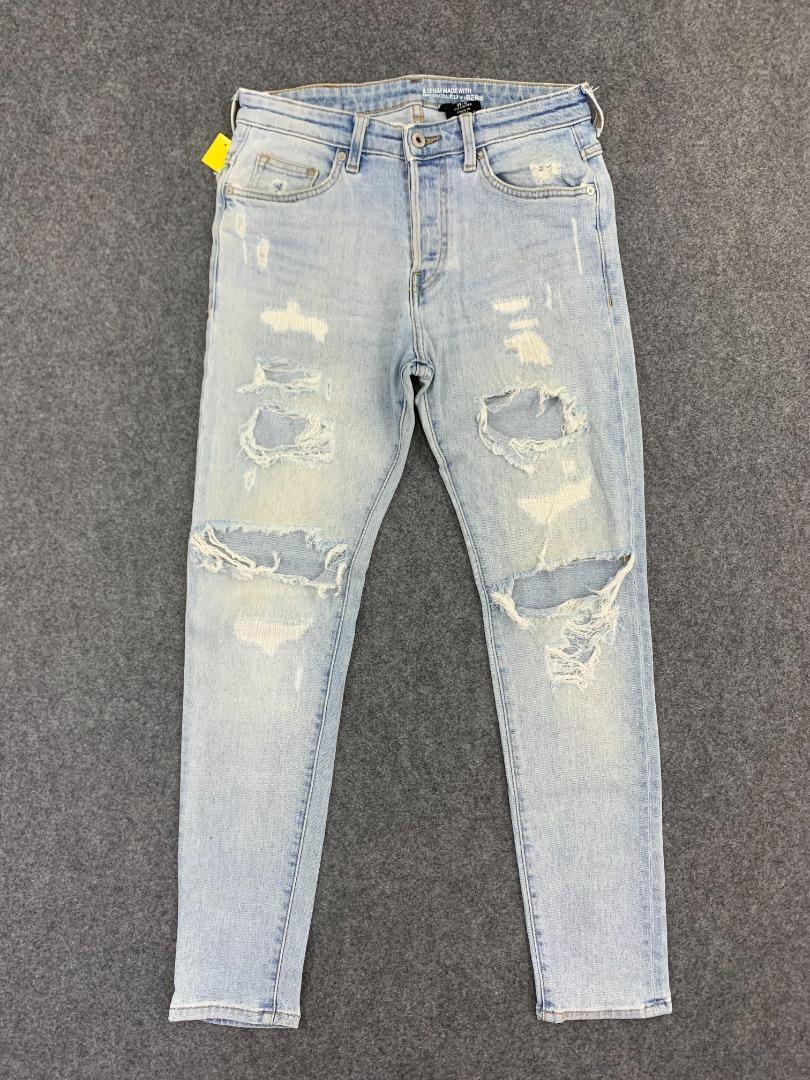 H&m mens distressed jeans online