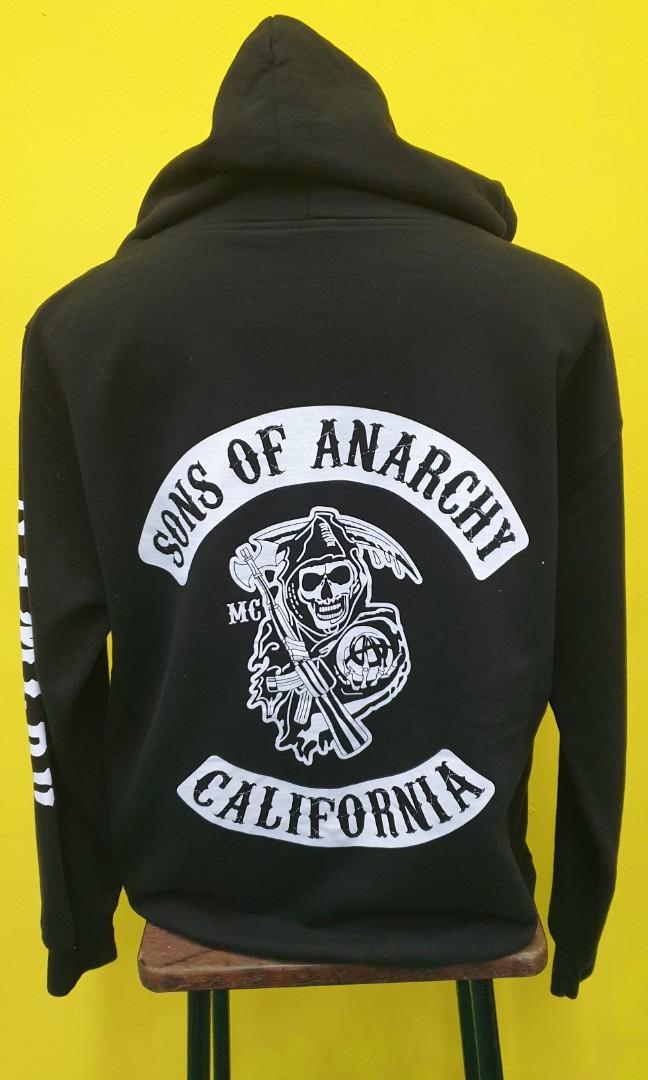 Sons of anarchy hotsell zip up hoodie