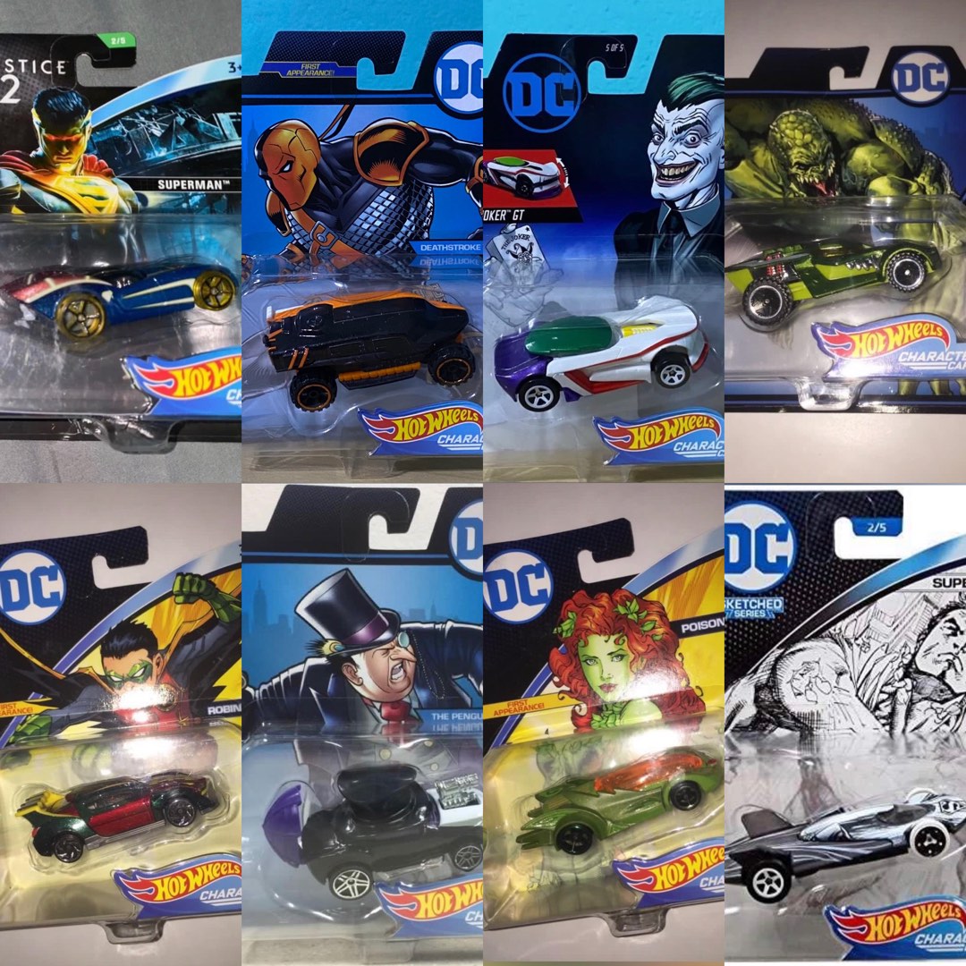 Hot Wheels DC Comics 2012/13 Scala 1:64 – Modello Scegli Da U, Nuovo In Scatola! VHTF!
