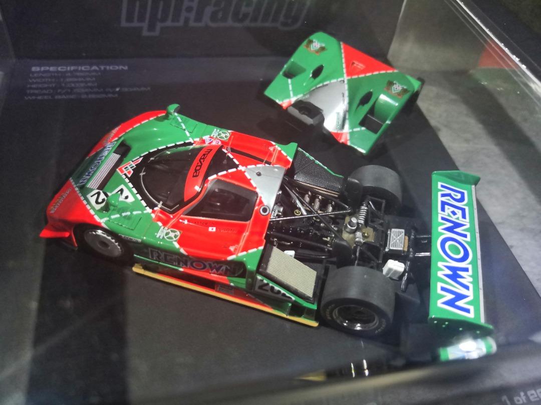 Hpi Racing 1/43 Mazda 787b (#202) 1991 JSPC 合金車模絕版, 興趣及