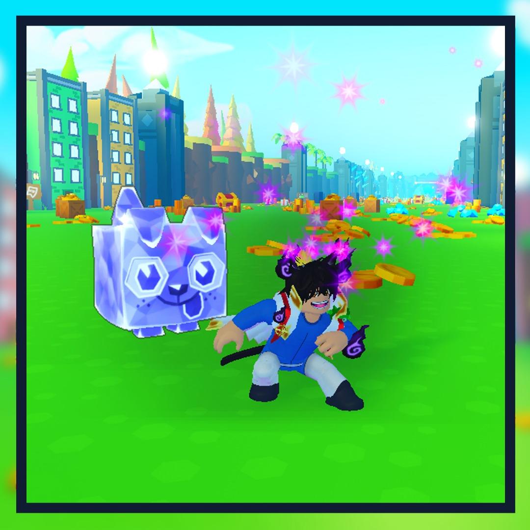 Huge Crystal Dog Pet Simulator X Petsimx PSX, Video Gaming, Gaming