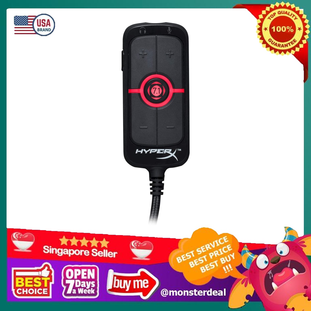 HyperX Amp USB Sound Card Virtual Surround Sound Works