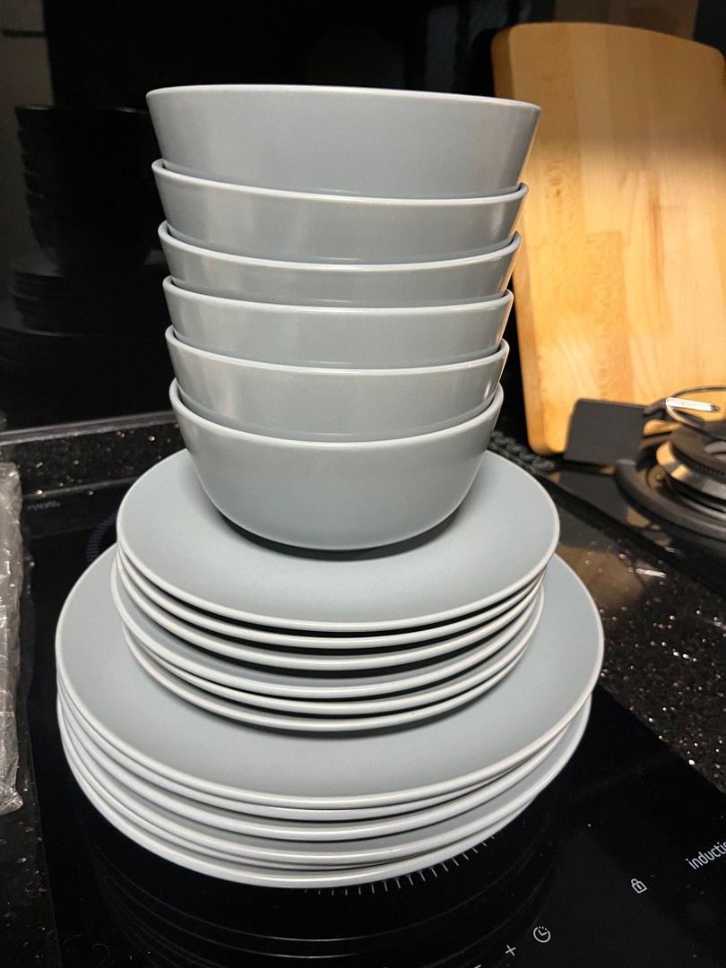 Ikea plates and bowls, Furniture & Home Living, Kitchenware & Tableware