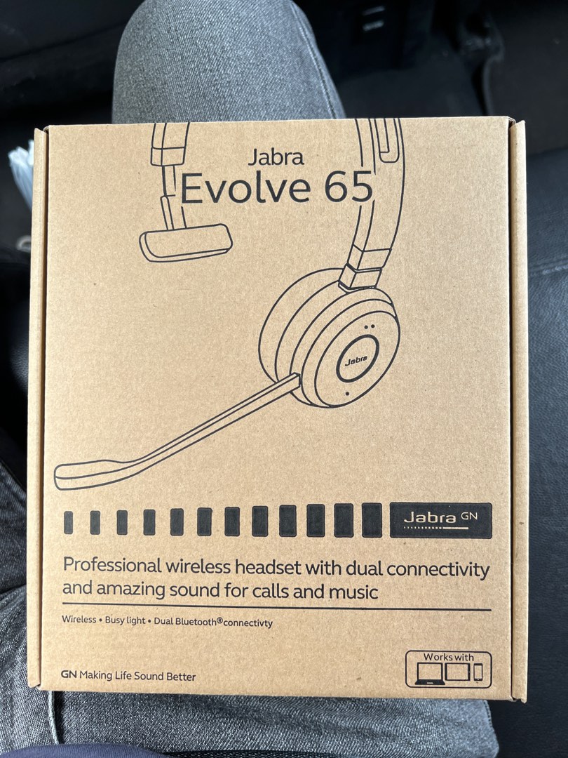 Jabra Evolve 65 Wireless Mono, Audio, Headphones & Headsets on Carousell