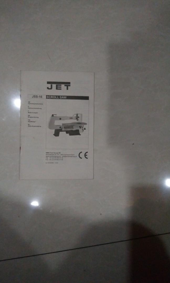 JET Scroll Saw 16 inch hardly used, Commercial & Industrial